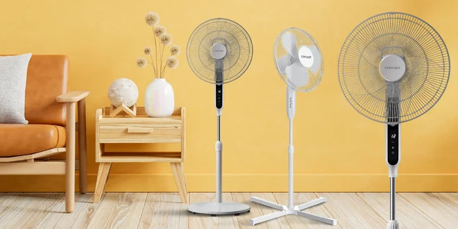 Stojanové ventilátory Concept s tichým chodem
