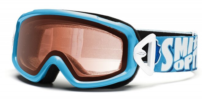 Dětské světle modré lyžařské brýle Smith Optics
