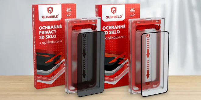 Ochranná 3D samolepicí skla na iPhone