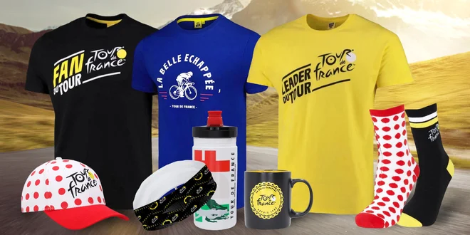 Oficiální kolekce oblečení a dárků Tour de France
