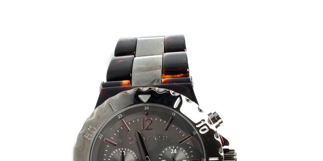 Unisexové hodinky Michael Kors v hnědé barvě