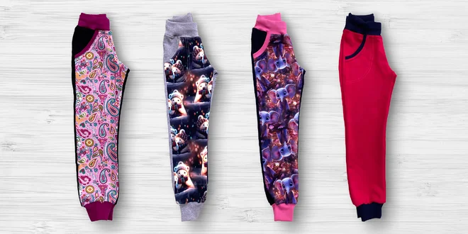 Bavlněné tepláky Gudo pro holky: vel. 86–170