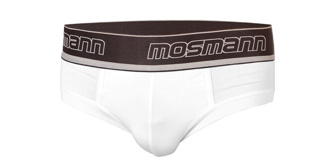 Pánské bílé slipy značky Mosmann