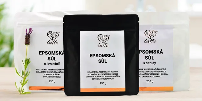 Epsomská sůl nejen do koupele s citrusy a levandulí
