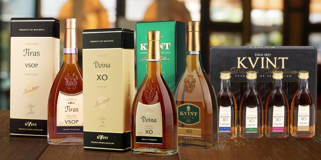 Zrála až 33 let: lahodná moldavská brandy Kvint