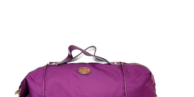Dámská fialová kabelka Hope se zlatými detaily