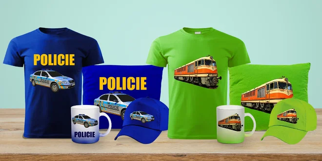 Dětský dárkový set s dopravní technikou