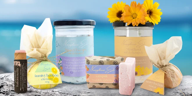 Přírodní kosmetika: peelingy, balzámy, šampuky i sety s dárkem