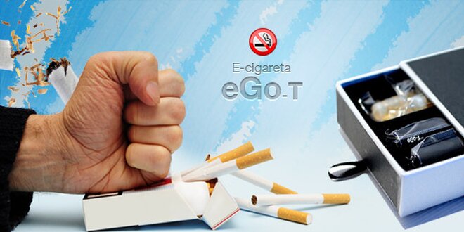 2 Elektronické cigarety eGo-T a 5 náplní