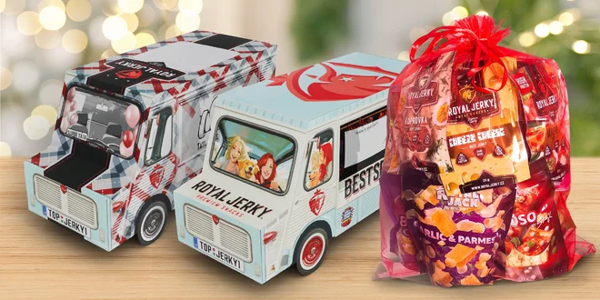 Vánoční food trucky plné jerky a popcornu