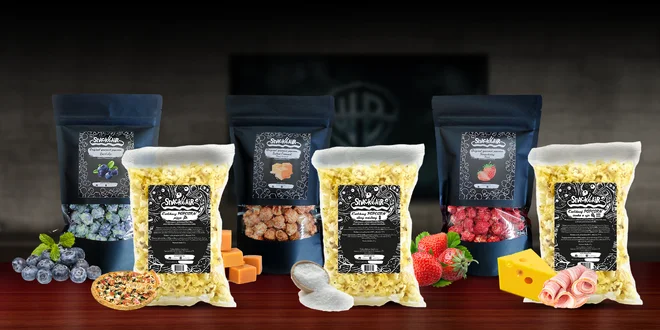 Ručně vyráběný popcorn: šunka, sýr, pizza i sladké