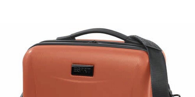 Oranžový kosmetický kufřík Esprit