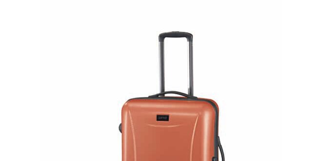 Střední oranžový kufr Esprit
