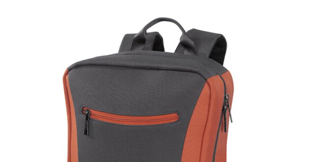 Šedo-oranžový batoh Esprit