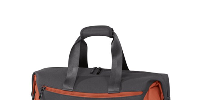 Šedo-oranžová sportovní taška Esprit