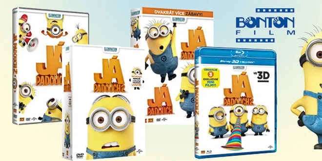 Dárkové balíčky s DVD či Blu-ray Já, padouch 2