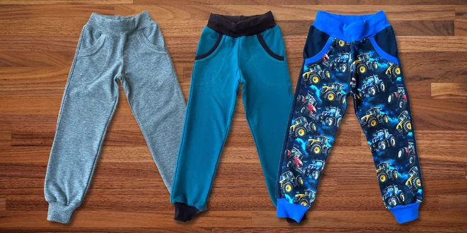 Bavlněné tepláky Gudo pro kluky