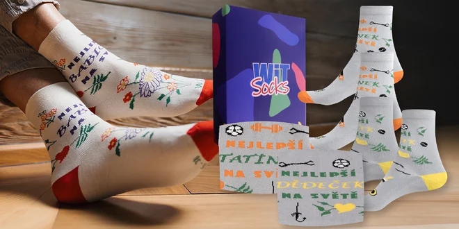 Ponožky pro členy rodiny i dárkový set
