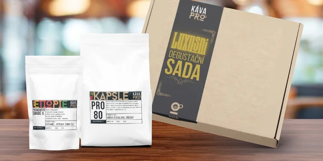 Pražená káva z Brazílie či Peru: zrnková, mletá či kapsle