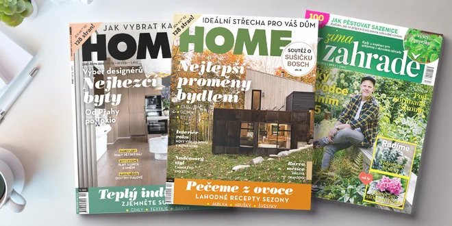 Roční předplatné časopisu Home o bydlení s dárkem