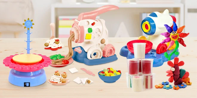 Kreativní hračky: fixy, plastelína i malířská sada