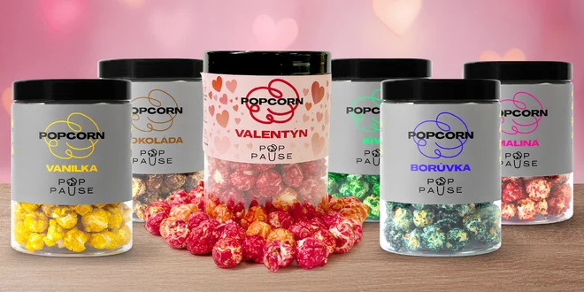 Popcorn v tradičních i originálních příchutích