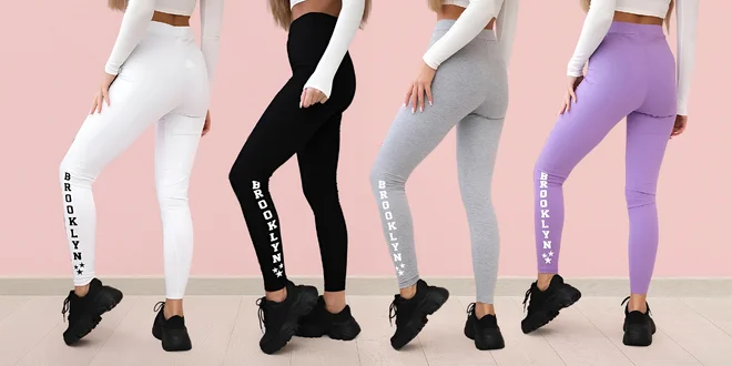 Bavlněné legíny na sport i na doma, uni velikost