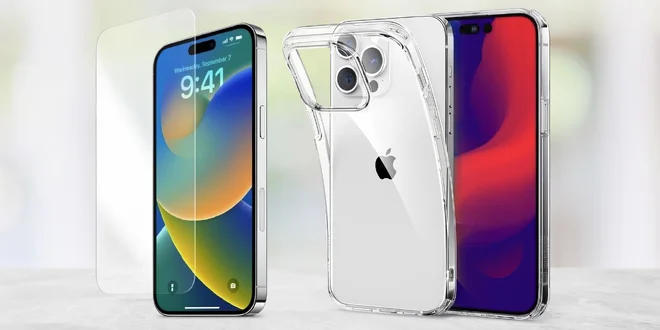 Průhledný kryt a tvrzené sklo pro různé modely iPhone