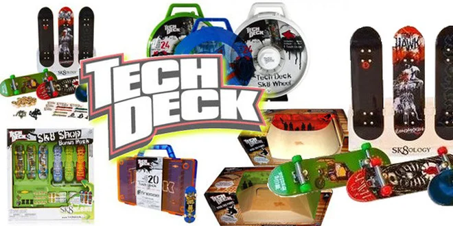 Tech Deck kufříky a rampy pro fingerboardy s dopravou zadarmo