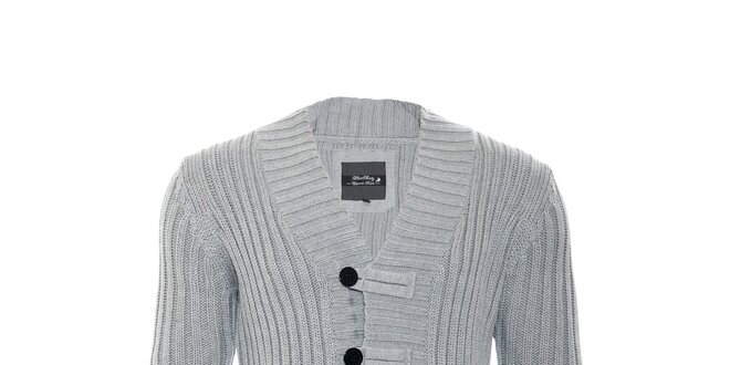 Pánský šedý pulovr značky Lois