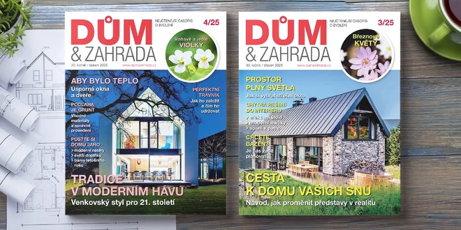 Roční předplatné + e-verze časopisu Dům a zahrada