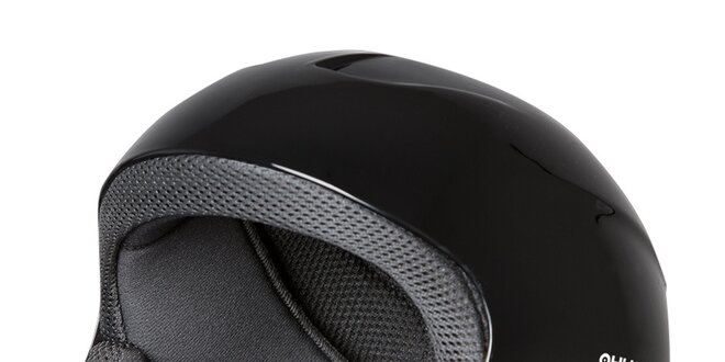 Pánská černo-stříbrná helma Husky