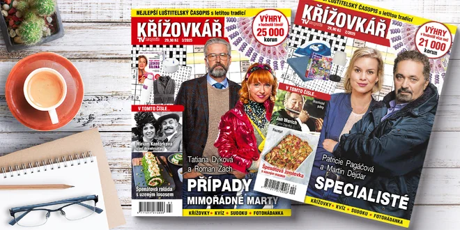 Roční předplatné časopisu Křížovkář i s doručením