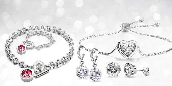 Ocelové šperky s krystaly Swarovski Elements