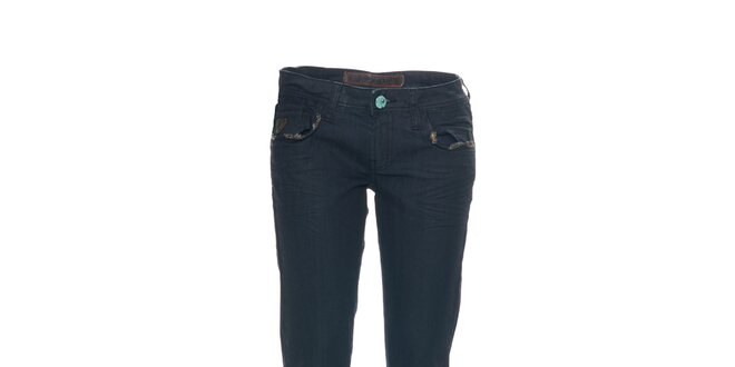 Dámské skinny džíny značky Lois v černošedé barvě