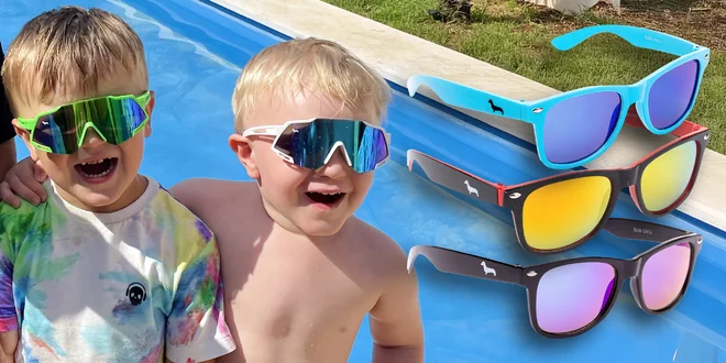 Dětské sluneční a sportovní brýle Kašmir v mnoha barvách