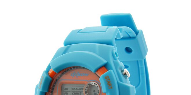 Pánské světle modré digitální hodinky Oxbow