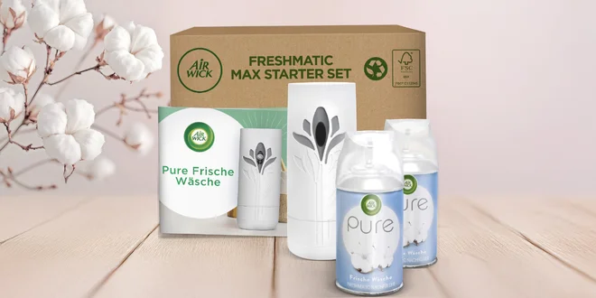 Startovací sada Air Wick Freshmatic s vůní bavlny