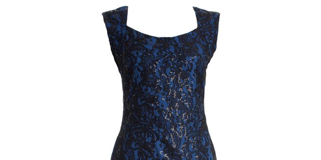 Dámské kobaltově modré večerní šaty JDC London