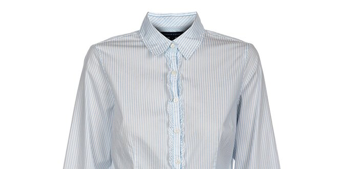 Dámská bílá proužkovaná košile Tommy Hilfiger