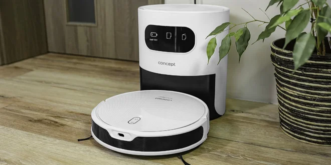 Robotický vysavač s mopem Concept 2v1: vysaje i vytře