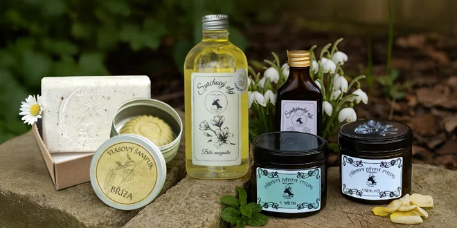 Česká přírodní kosmetika: mýdlo, šampon či peeling