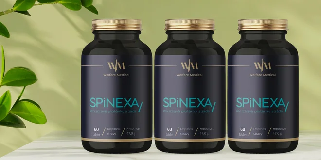Spinexa: doplněk stravy pro zdravé ploténky a záda