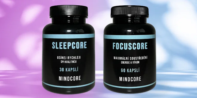 Doplňky MindCore: lepší spaní i soustředění, dodání zdarma