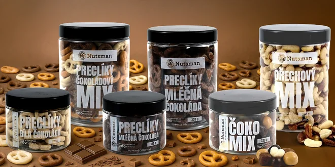 Preclíky v čokoládě, kokosové chipsy v karamelu i boží oříšky
