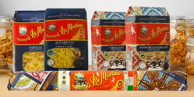 Různé druhy italských těstovin ze semoliny: 500-1000 g