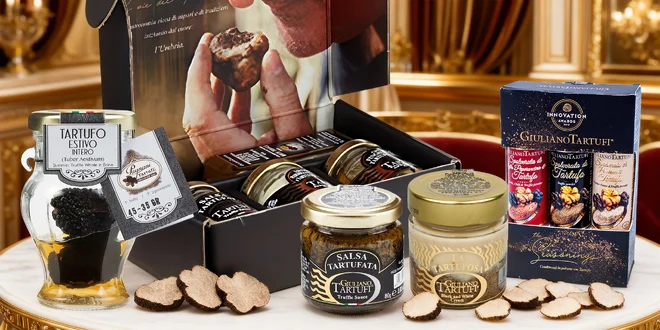 Speciality z pravých lanýžů i dárkové boxy a kazety