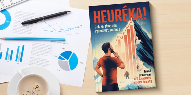 Kniha Heuréka! Tomáše Bravermana, CEO Slevomatu
