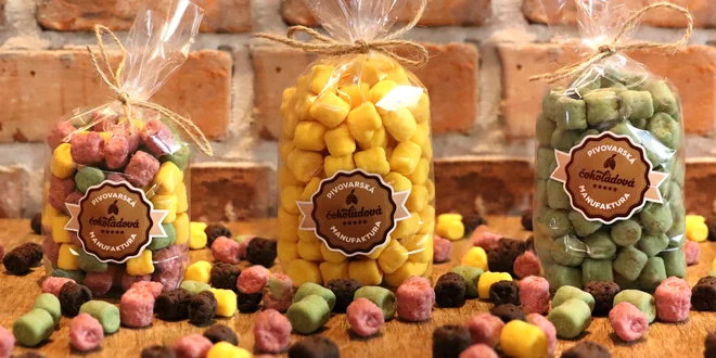 České marshmallow v čokoládě: mangol i malina