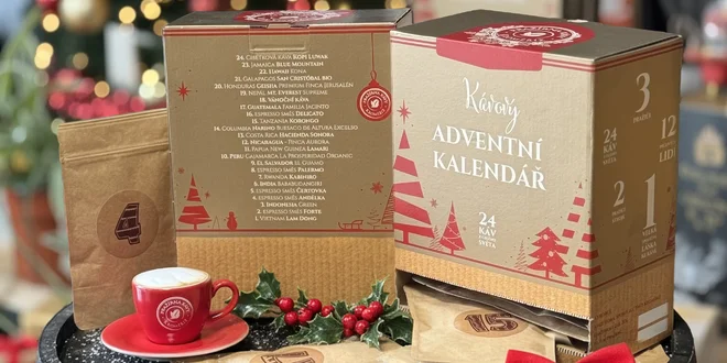 Kávový kalendář: na filtr i espresso vč. dopravy zdarma